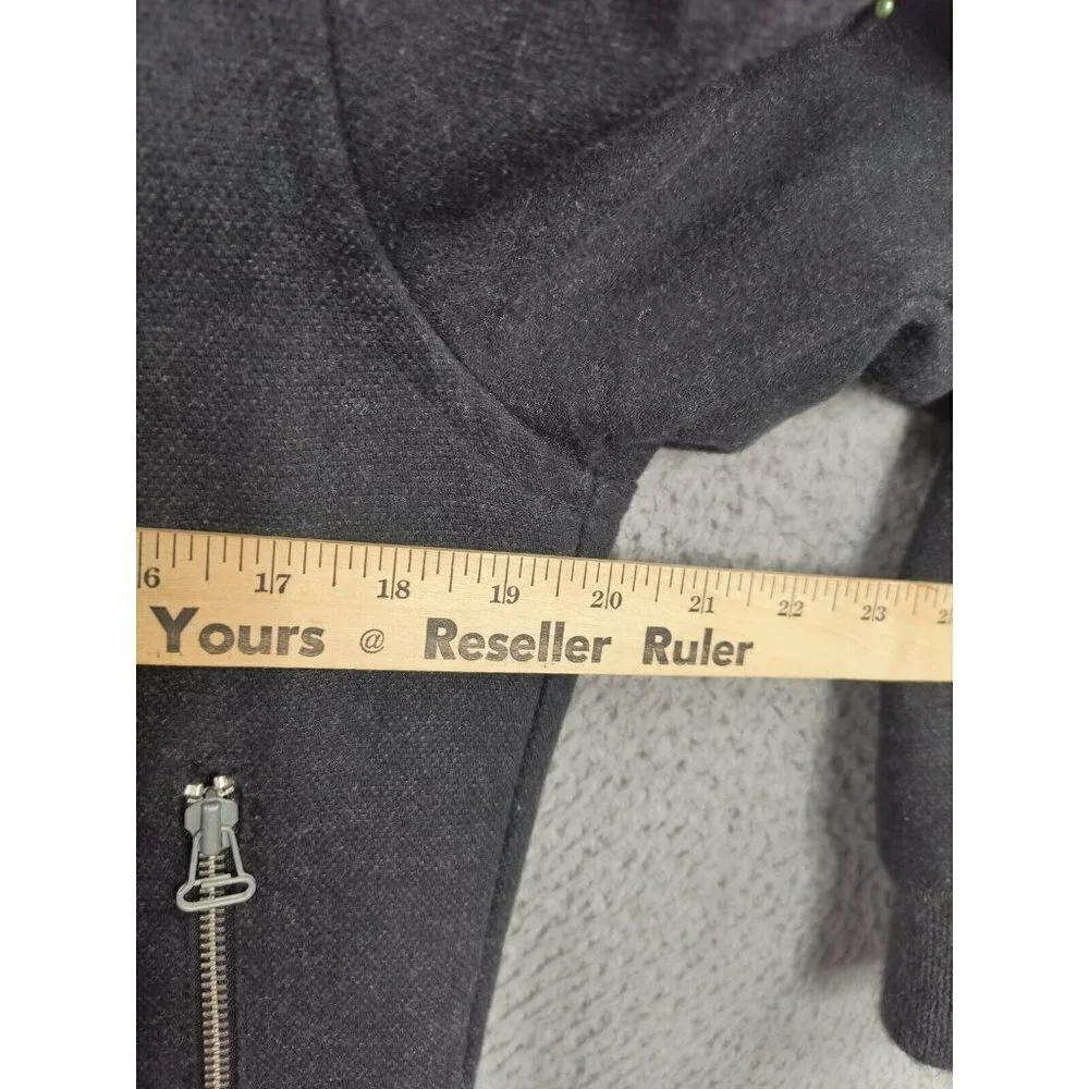 Apolis Global Citizen Jacket Mens Medium Wool Cotton Bomber Full Zip Long Sleeve